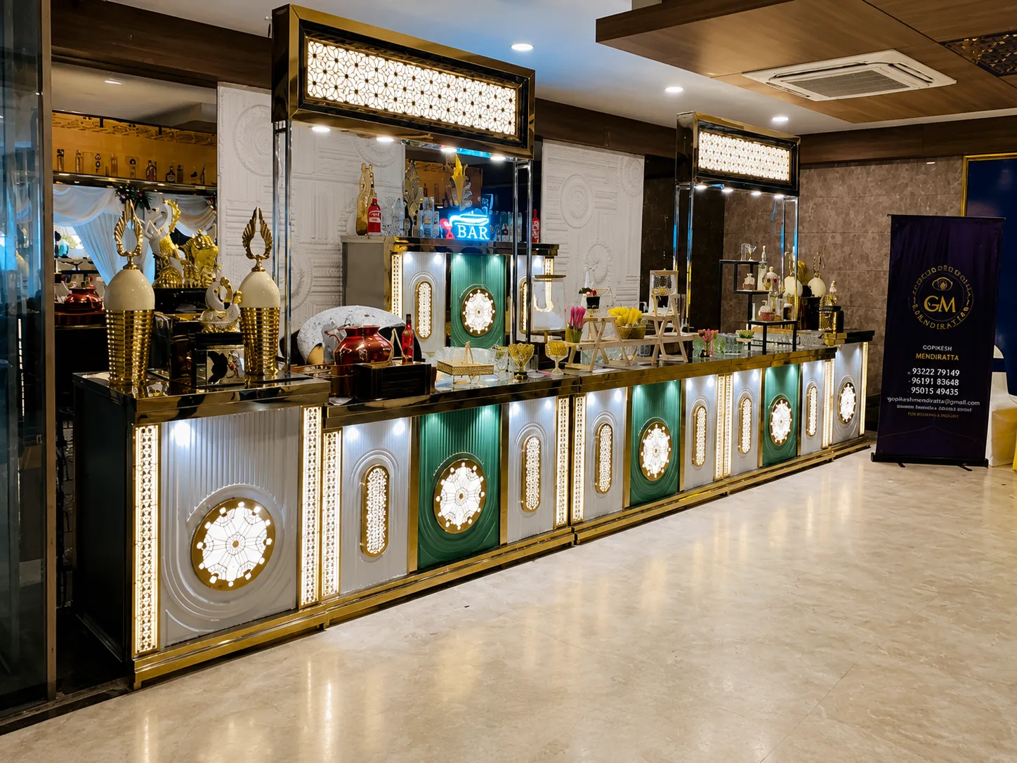 Luxury Pathway Entrance Decor